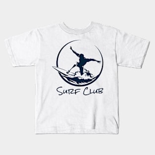 Surfer Club Print DesignTemplate Kids T-Shirt